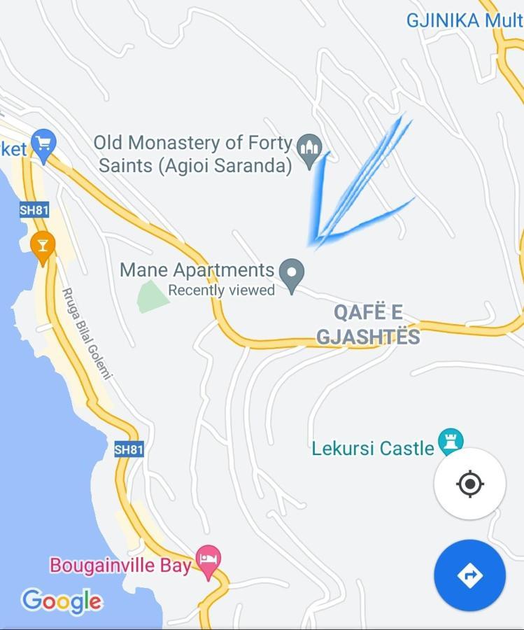 Mane Apartments Sarande Bagian luar foto